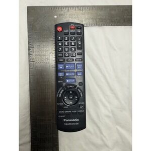 Panasonic Remote Control  Black N2QAYB000514 Theater System OEM Replacement